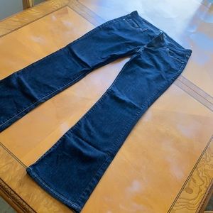 Dark wash denim jeans